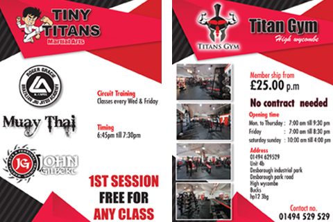 Brochure work sample